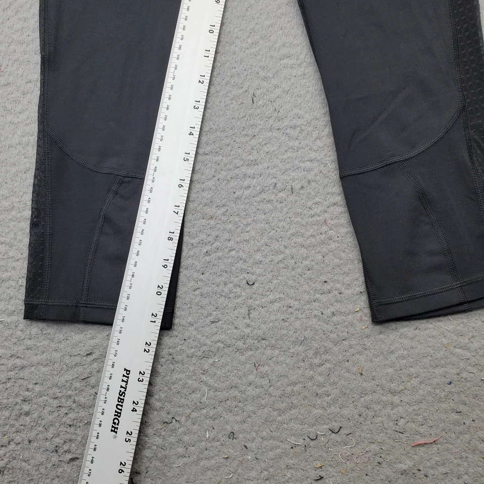 Victoria's Secret Capri Leggings Womens Medium Black Stretch Slim Fit Pull On - Image 4 of 4