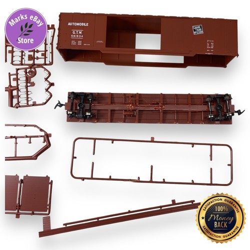 Proto 2000 HO Scale Kit 591534 50' Automobile Box Car with End Doors NOS - Picture 10 of 10