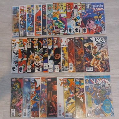 The Uncanny X-Men Marvel comics 80s 90s Bundle Of 31# Issues Gd to Nm Condition 