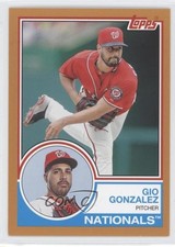 2015 Topps Archives Gold 47/50 Gio Gonzalez #266 2e6