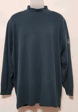 Fairway & Greene XL Mock Turtleneck Forest Green DETROIT GOLF CLUB