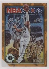 2019 Panini NBA Hoops Premium Stock Get Out the Way Orange Donovan Mitchell 1gf0