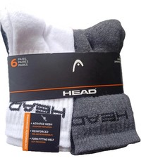 HEAD Socks BOYS Toddler CREW cut Gray Multicolor Shoe Sz 10C-4Y School Play