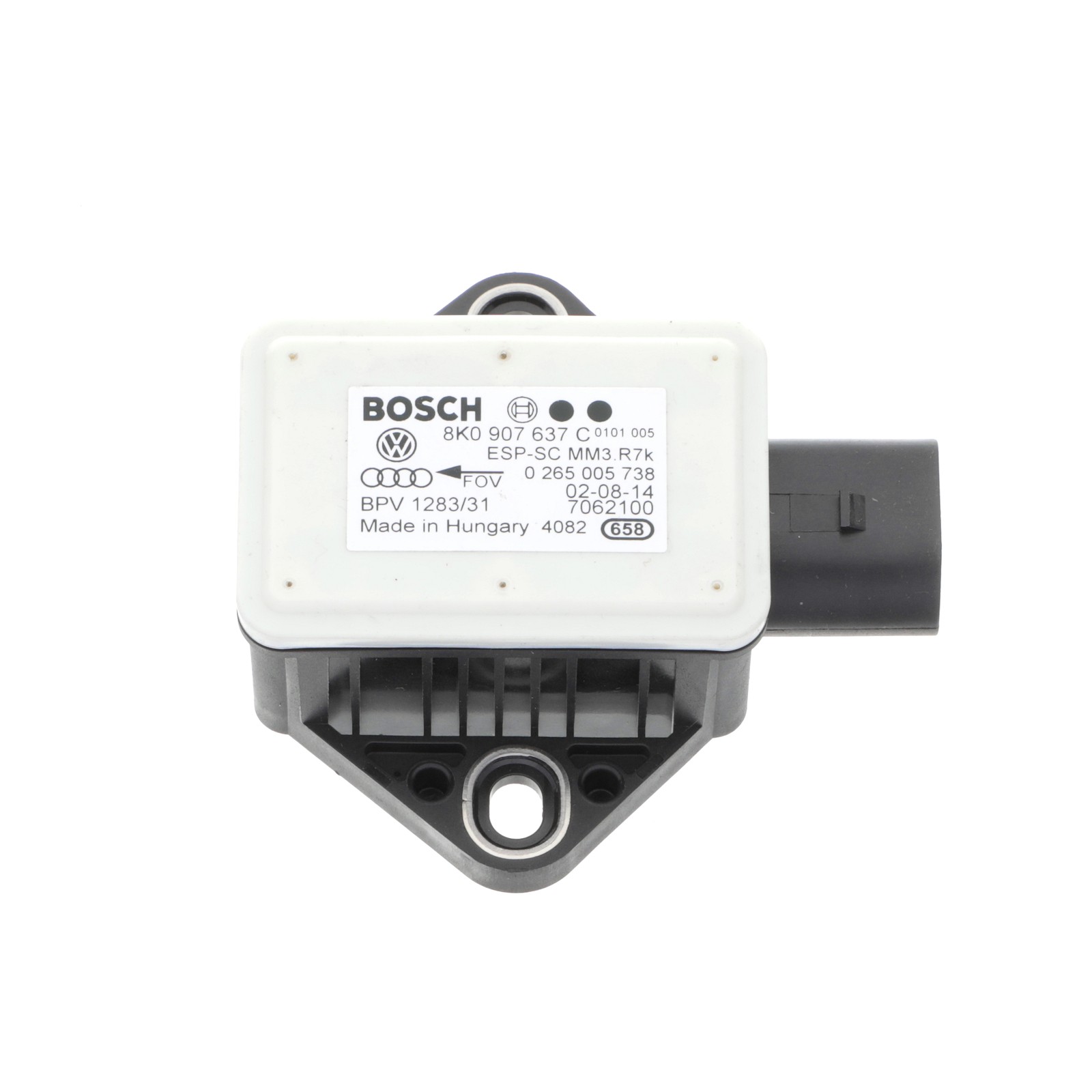 Lamborghini Aventador Lateral acceleration sensor P/N 8K0907637C