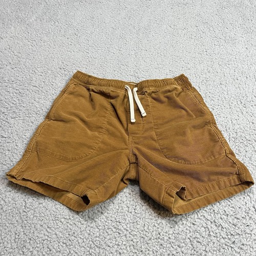 Wallace & Barnes Herrenshorts klein braun hellbraun Cord Kordelzug adrette Chino 6 Zoll