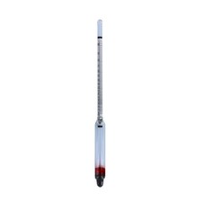8-Inch Alcohol Hydrometer - Dual Scale 0-200 Proof  0-100 Tralle for Distilling