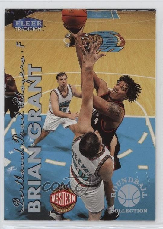 1999-00 Fleer Tradition Roundball Collection Brian Grant #27RB 0p1n