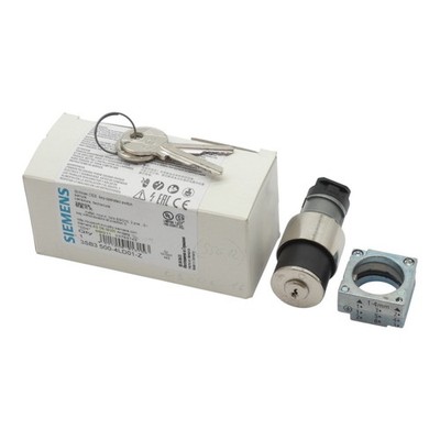 Siemens 3SB3500-4LD01-Z E: 04 Schloss CES / Key operated switch unused/OVP-