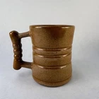 Vintage Frankoma Pottery C3 Plainsman Brown 8oz Mug Cup