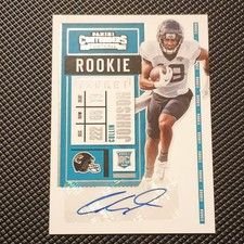 2020 Panini Contenders Collin Johnson Rookie Auto #199 Jacksonville Jaguars