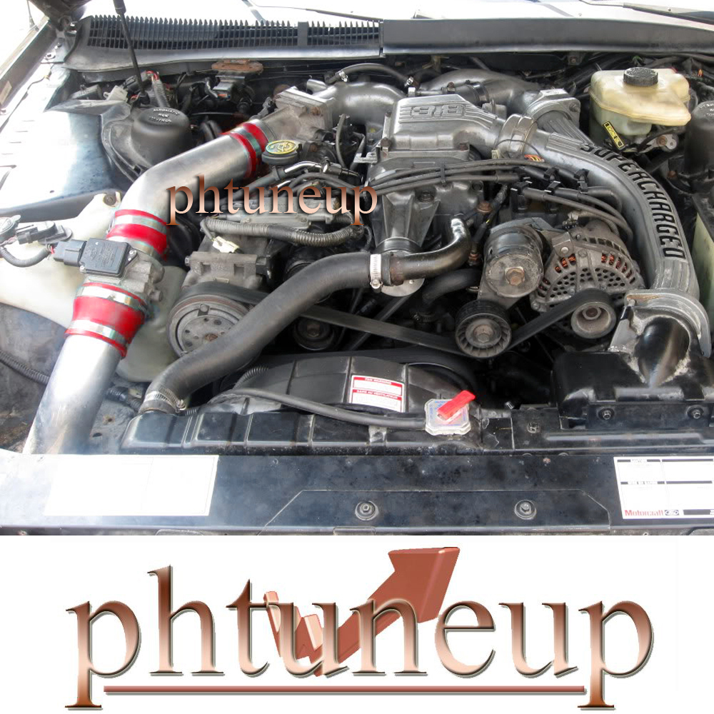 RED 1990-1995 FORD THUNDERBIRD 3.8 3.8L V6 SC SUPER COUPE AIR