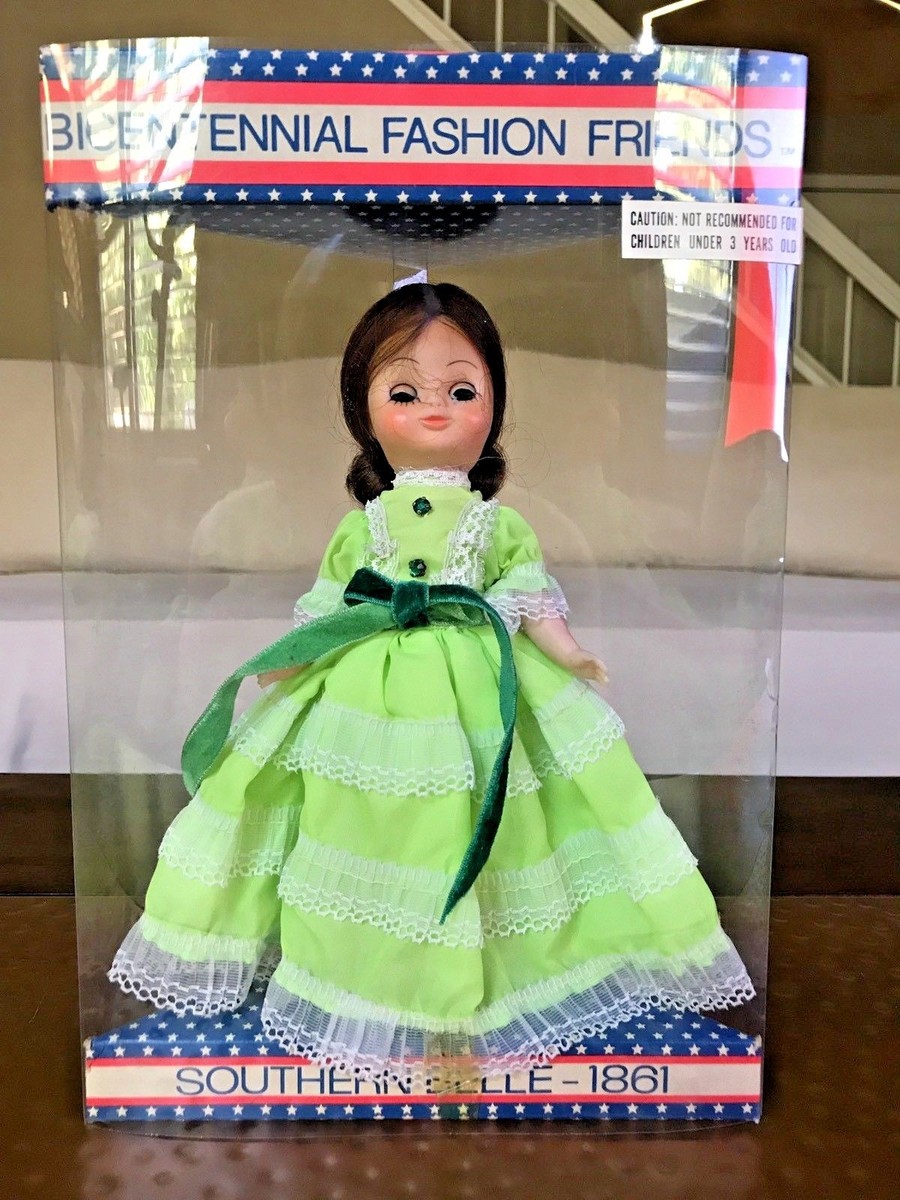 Vintage Bicentennial Fashion Friends Southern Belle 1861Doll Old
