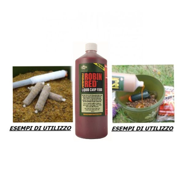 Dynamite Bait Robin Red Liquid Carp Food 1 Ltr IDEALE PASTURAZIONE SPOD ECC....