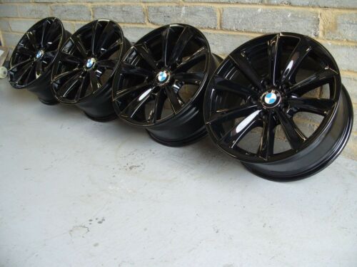 Genuine BMW 236 17" Alloy Wheels: Gloss Black 5 & 6 Series F10 F11 F12 F13 - Picture 1 of 2