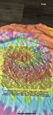 Rare Vtg M 2014 Bonnaroo Festival Rap Shirt Concert Band Rock Music Kanye Wiz