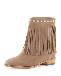 michael kors suede fringe boots