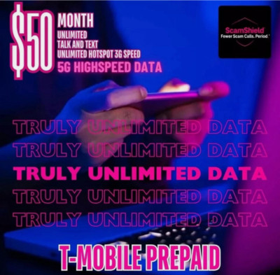 T-Mobile 3 Months Prepaid Service. BYOS SIM or eSIM. $150 Credit Equivalent