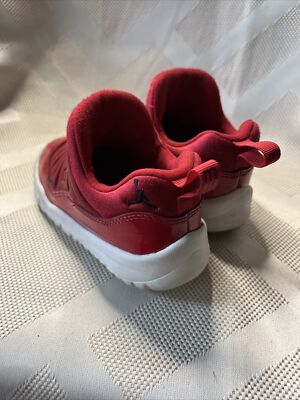 NIKE AIR JORDAN 11 RETRO LITTLE FLEX PS 'GYM RED LIL KIDS SIZE 8C