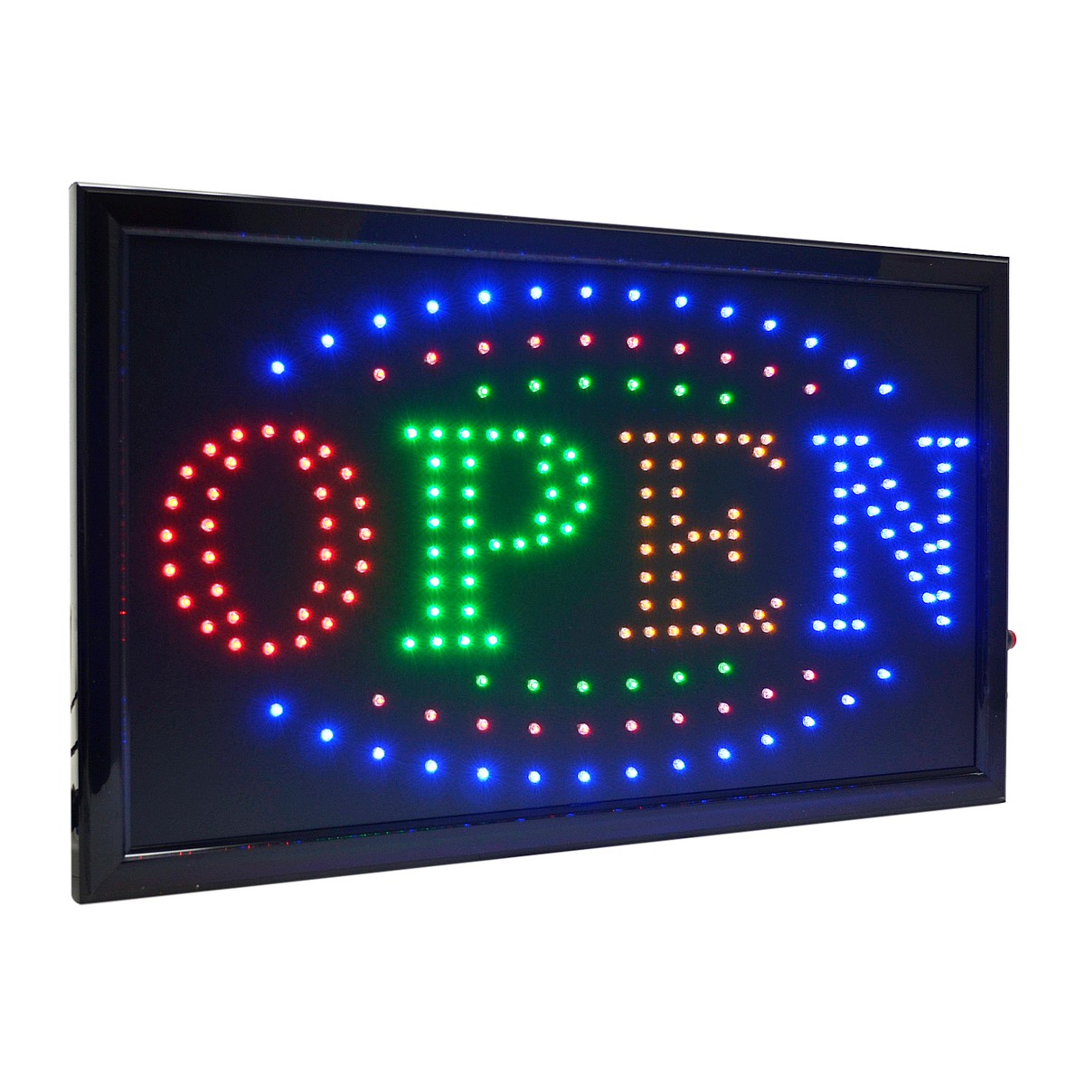 LED看板 Large 4 Color High Visible LED Light Business Open Sign Chain