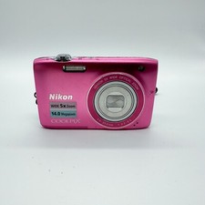 Nikon Coolpix S3100 Digitalkamera Kamera Pink 14MP 5x Zoom Defekt Bastlerware