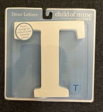 BRAND NEW WHITE NUSERY DECORATION WALL LETTER C, L, N, O, T