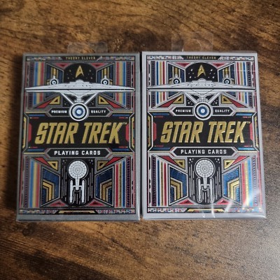 Star Trek Licht & Dunkel Edition Spielkarten Neu Versiegelt Theory11 Uspcc Deck