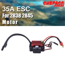 Surpass Hobby 35A ESC Waterproof for 1/16 1/14 RC Car 2838 2845 Brushless Motor