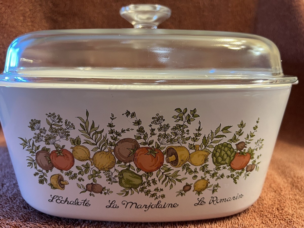 Quart Corning Ware Covered Casserole Corelle Vintage Corning Ware