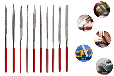 Set 10 Lime Diamantate Per Modellismo - 2mmx100mm Per Legno, Gioielli