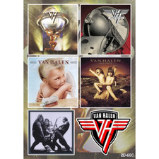 Van Halen Albums Sticker Pack 1984 5150 Balance Hard Rock Heavy Metal Band