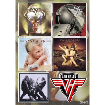 Van Halen 5150 BALANCE リマスターCD ステッカーのおまけ Van Halen Albums Sticker Pack 1984 5150 Balance Hard Rock Heavy