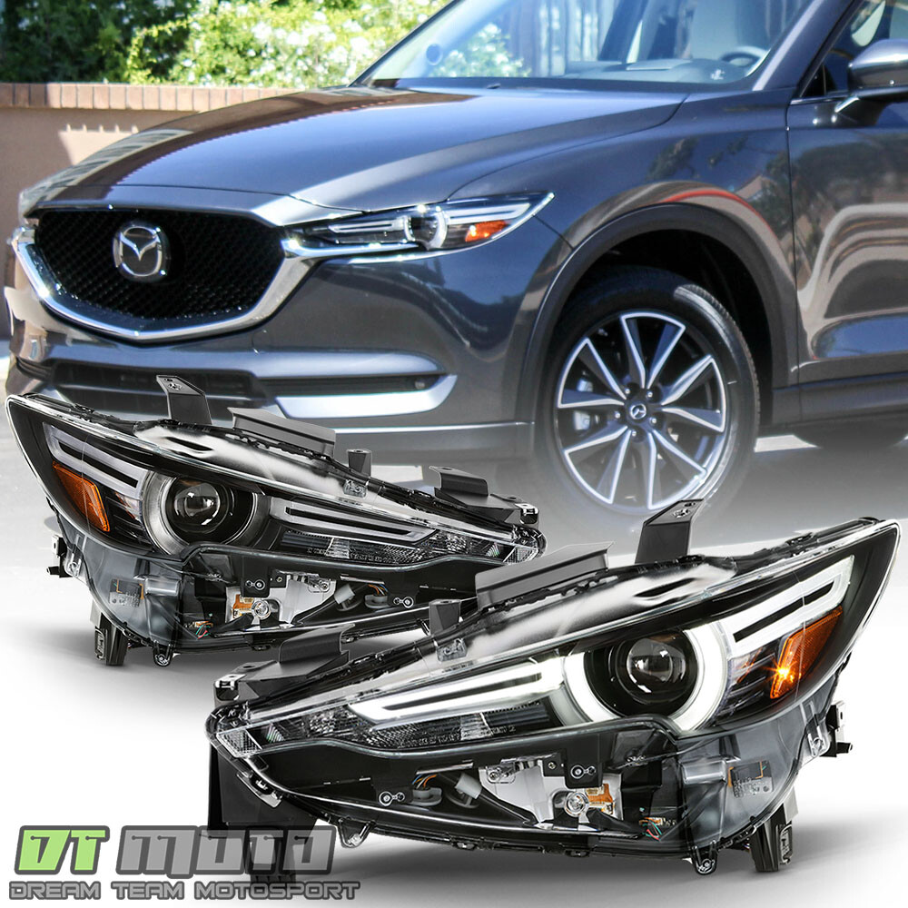2017-2021 Mazda CX-5 Full LED w/Directional Beam Headlights Headlamps Left+Right