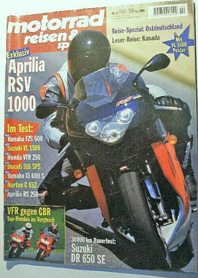 MRS 2-98+APRILIA RSV+DUCATI SPS+SUZUKI VL & DR+HONDA CBR & VTR+NORTON+YAMAHA