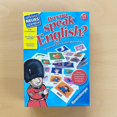 Do you speak English? Learn English Board Game Ravensburger Kids Game