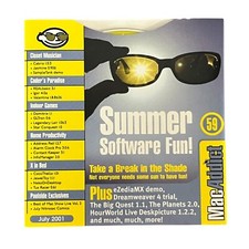 MacAddict CD-ROM The Disc July 2001 59 Summer Software Fun