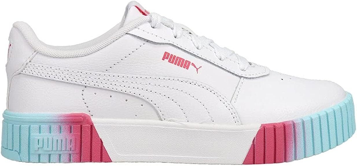 Детская Puma Carina 2.0 Fade PS Белый/Закатно-розовый (390473 01) - 10,5