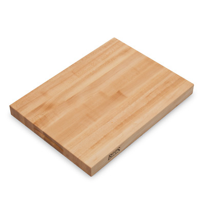 John Boos 1-3/4'' Thick Maple Edge Grain Butcher Block Board 20X15X1.75'' Platinum
