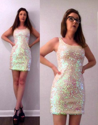 90s sequin dress