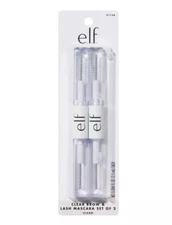 NEW e.l.f. Clear Brow & Lash Mascara Set of 2 Conditioning SEALED