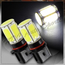 2 X Cree 5000k P13w White Cob Led Drl 10w High Power Fog Driving Lights Bulbs