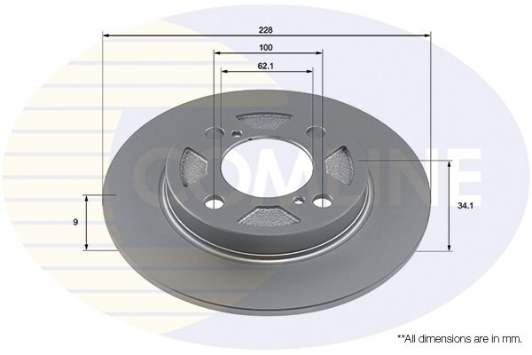 Premier Rear Brake Disc Fits Suzuki Swift 2017- Baleno 2016- 1.0 1.2 ...