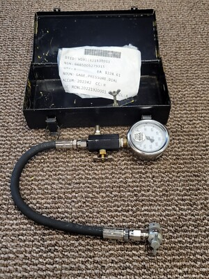 #ad #ad Hydro Direct Drive Air Pressure Dial Gauge HF439 15 0 1500 Psi Military Aircraft $106.55