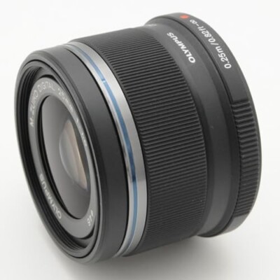 Olympus M.ZUIKO DIGITAL F1.8 25mm Black Lens Micro Four Thirds | eBay