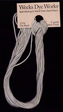 Weeks Dye Works Hand Dyed Floss 1174 TIN ROOF GRAY 5 yd Cross Stitch Needlepoint