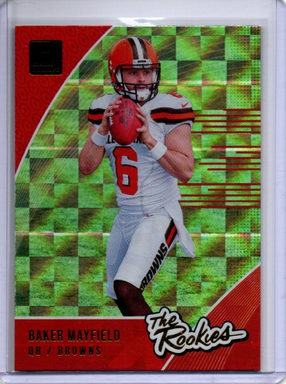 BAKER MAYFIELD 2018 PANINI DONRUSS THE ROOKIES RC #R-3