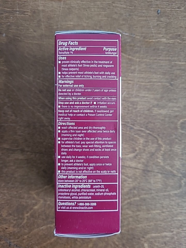 TINACTIN Antifungal Cream 30g (1oz) Expiration 02/2025 eBay
