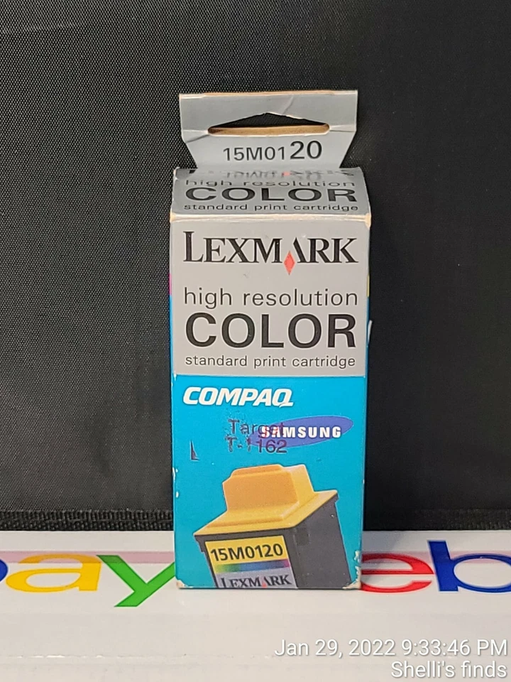 Cartucho de impresora de impresión a color Lexmark 15M0120 amarillo Compaq Samsung nuevo en caja nuevo Foto 2 de 2