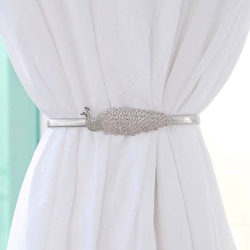 Elastically Curtain Rope Holder Hooks Elk Feather Curtains Tie Backs Holdback - Picture 10 of 14