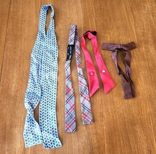 Name Brand Self Tie  Clip-on Bowties Ties Lot of 4 - Wembley Specialty House