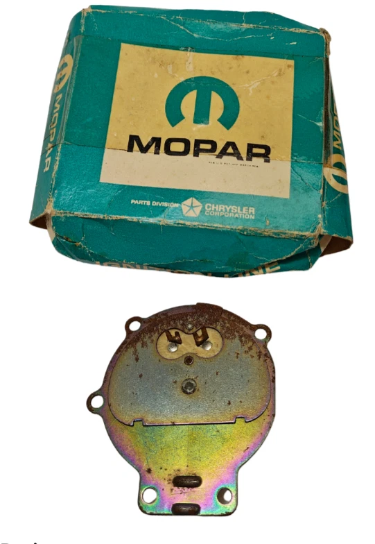 Placa de interruptor de motor limpiaparabrisas de una sola velocidad para camioneta Dodge Chrysler 1955-1968 1879602 Nuevo de Lote Antiguo Foto 2 de 4